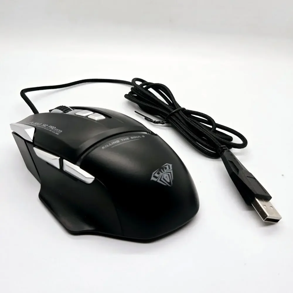AULA MOUNTAIN S1Z PRO GAMING MOUSE – BLACK – NEW IN BOX – HIGH-PRECISION RGB